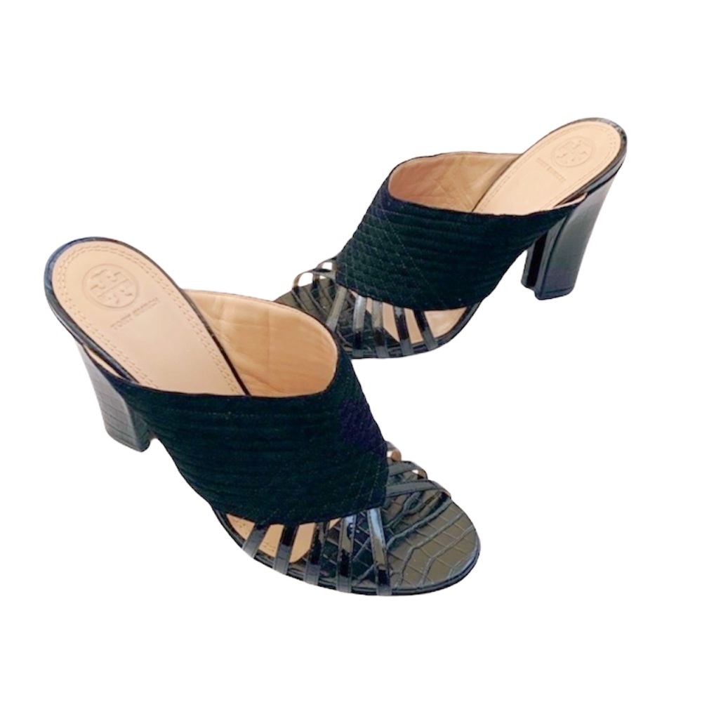 Tory Burch Brida Leather Mule Sandal